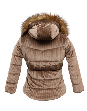 Girls Jacket Quilted Mouse